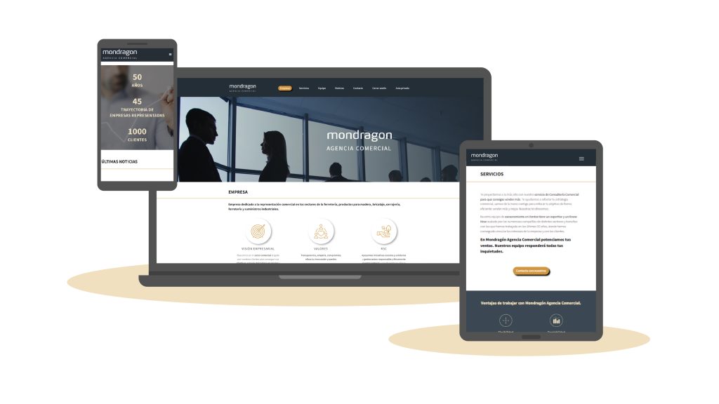 Mockup Agencia Comercial
